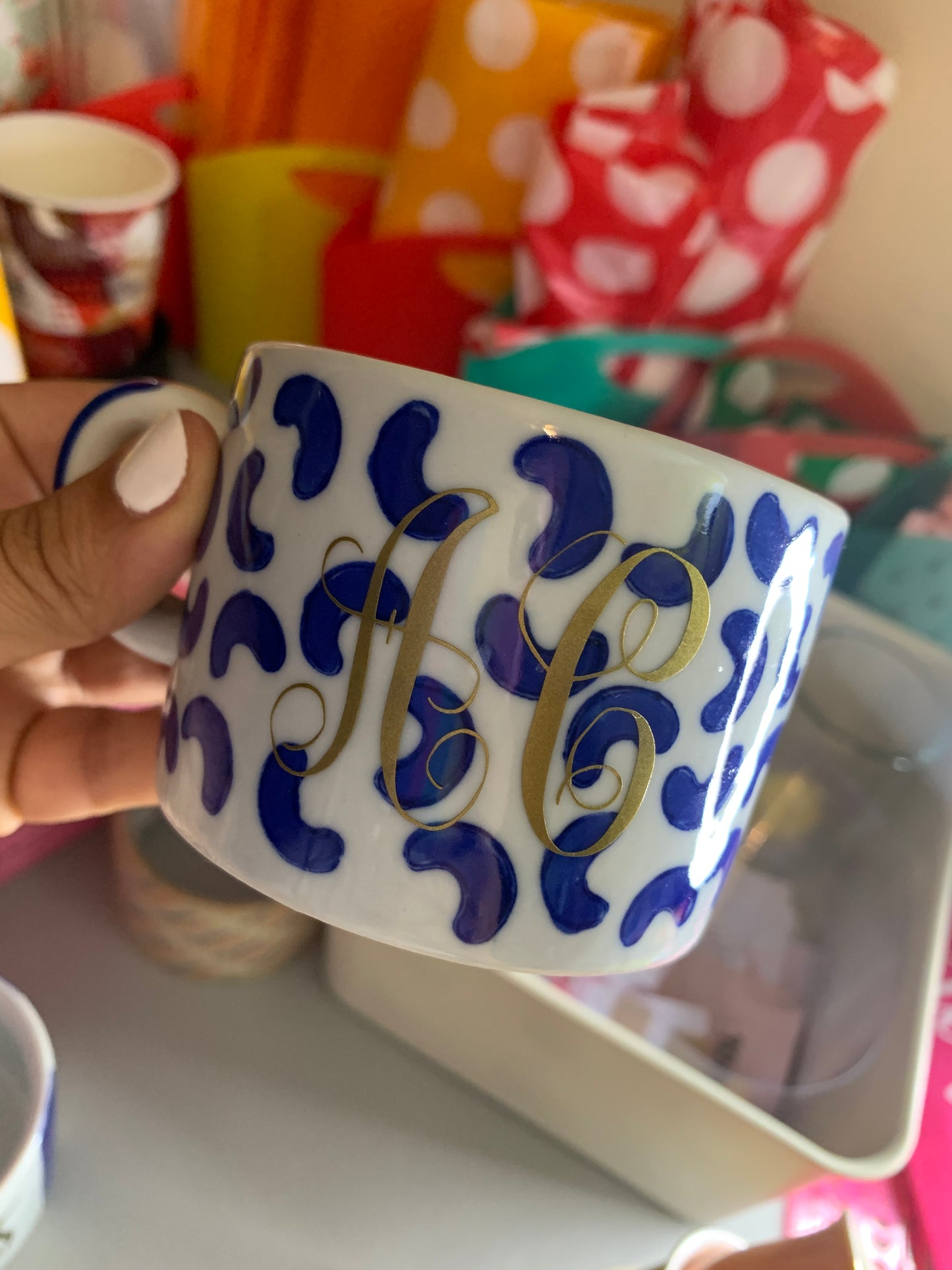 Blue lover mug