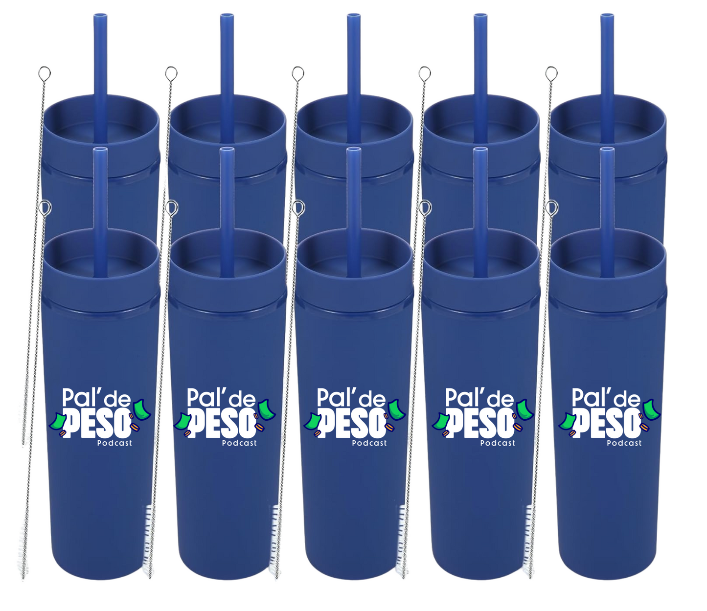 (PDPS) Skinny Tumbler - Azúl.