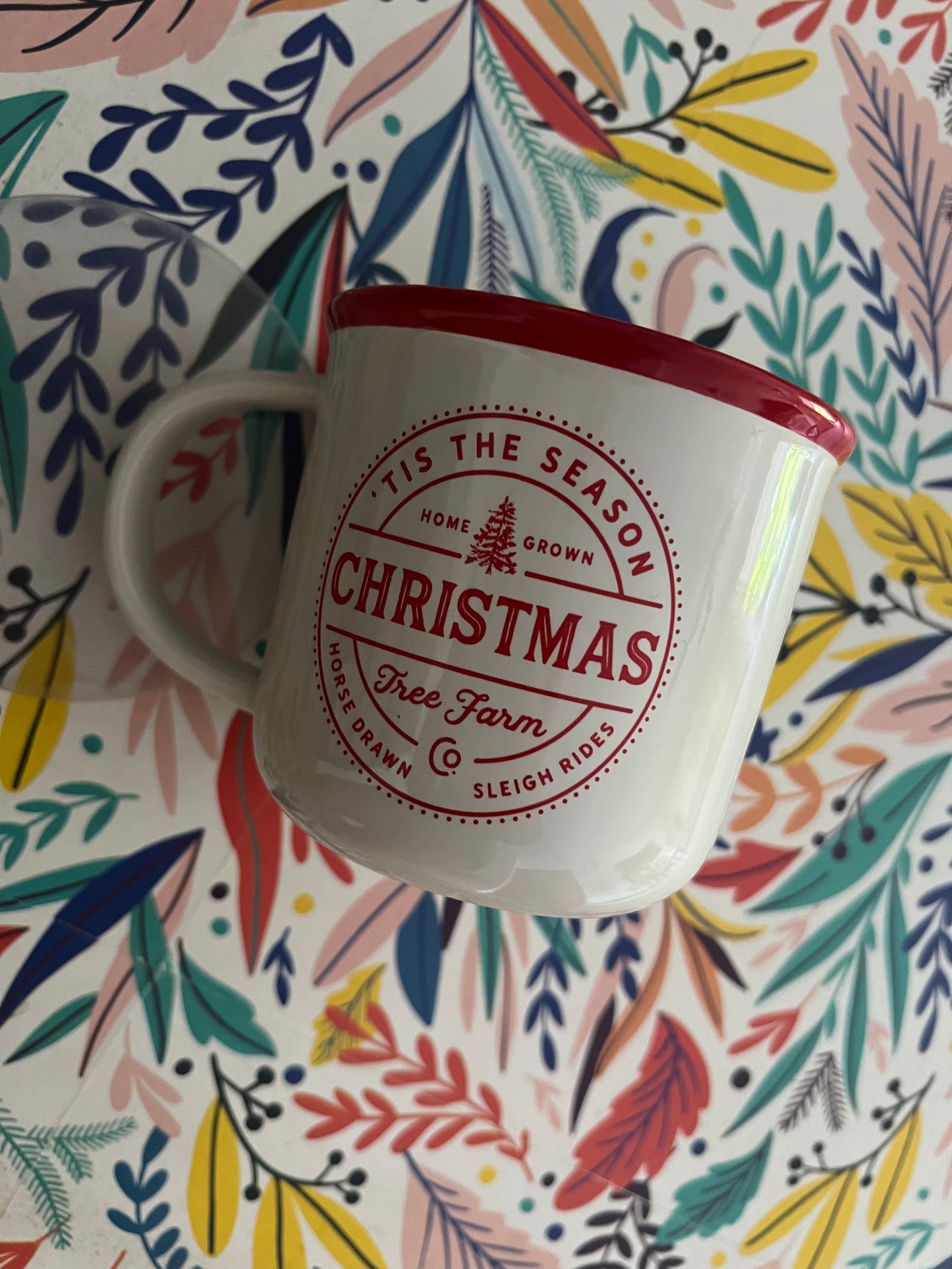 Taza Navideña “Christmas Tree Farm” 🎄☕