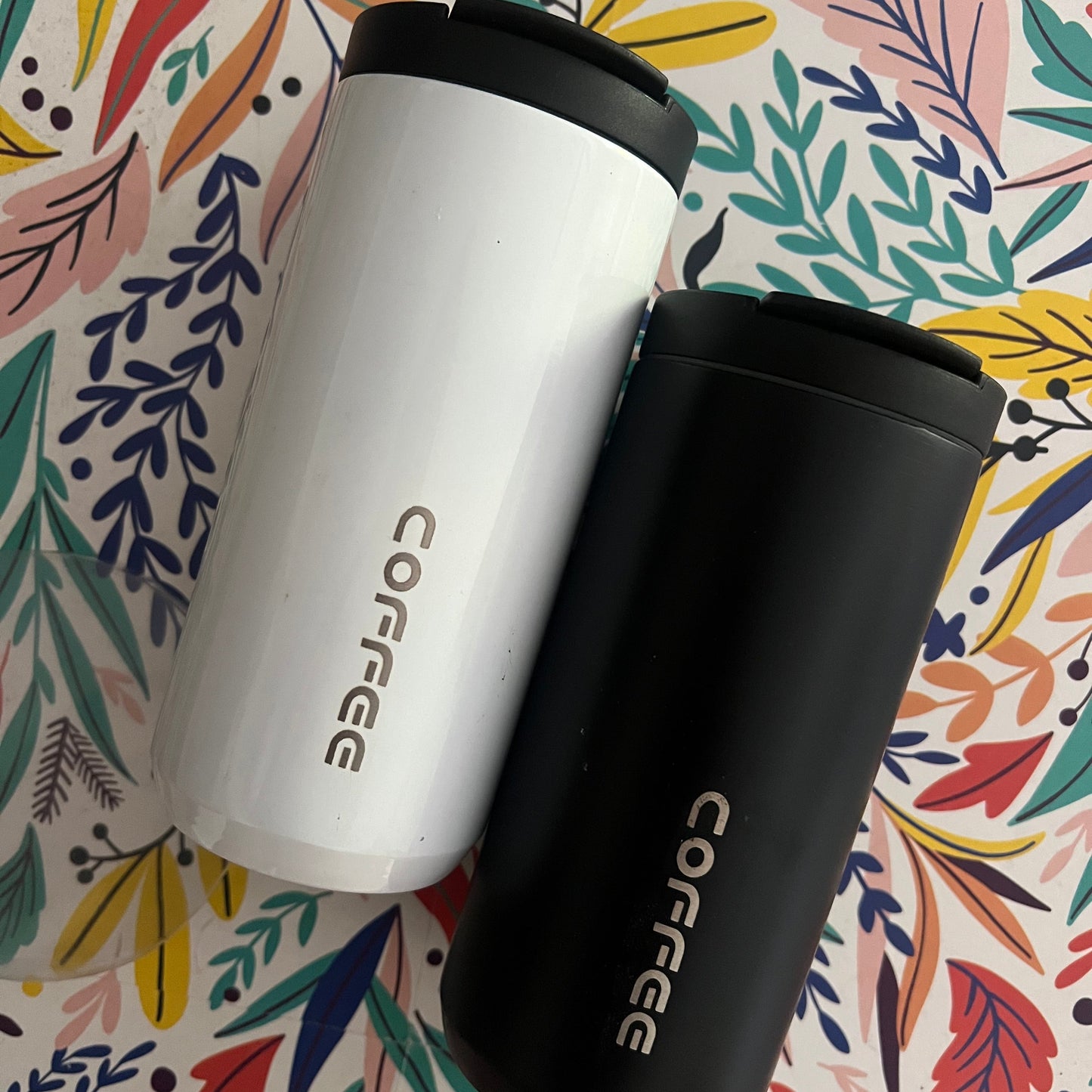 Mini Termos “Coffee” — Dúo Blanco + Negro