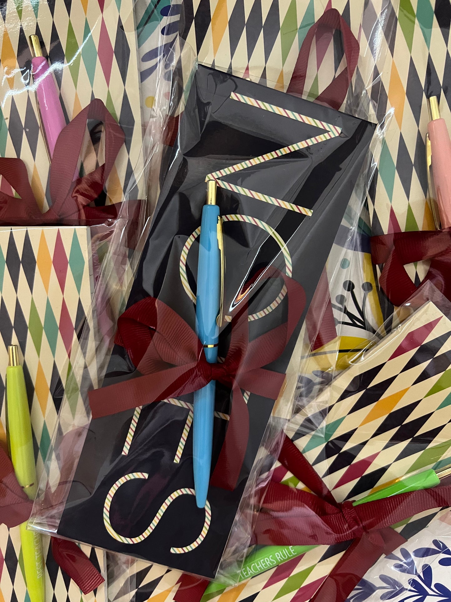 📝 Kit Mini Libreta Rayada + Lapicero Teacher Edition (con Lazo)