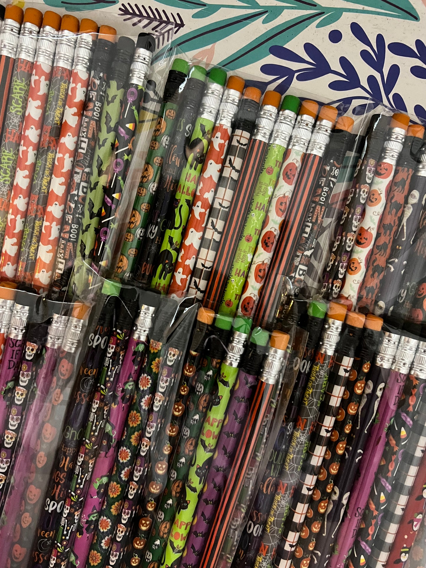 Pack de 10 lápices temáticos de Halloween