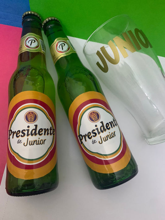 Presidentes Personalizadas + Beer Glass