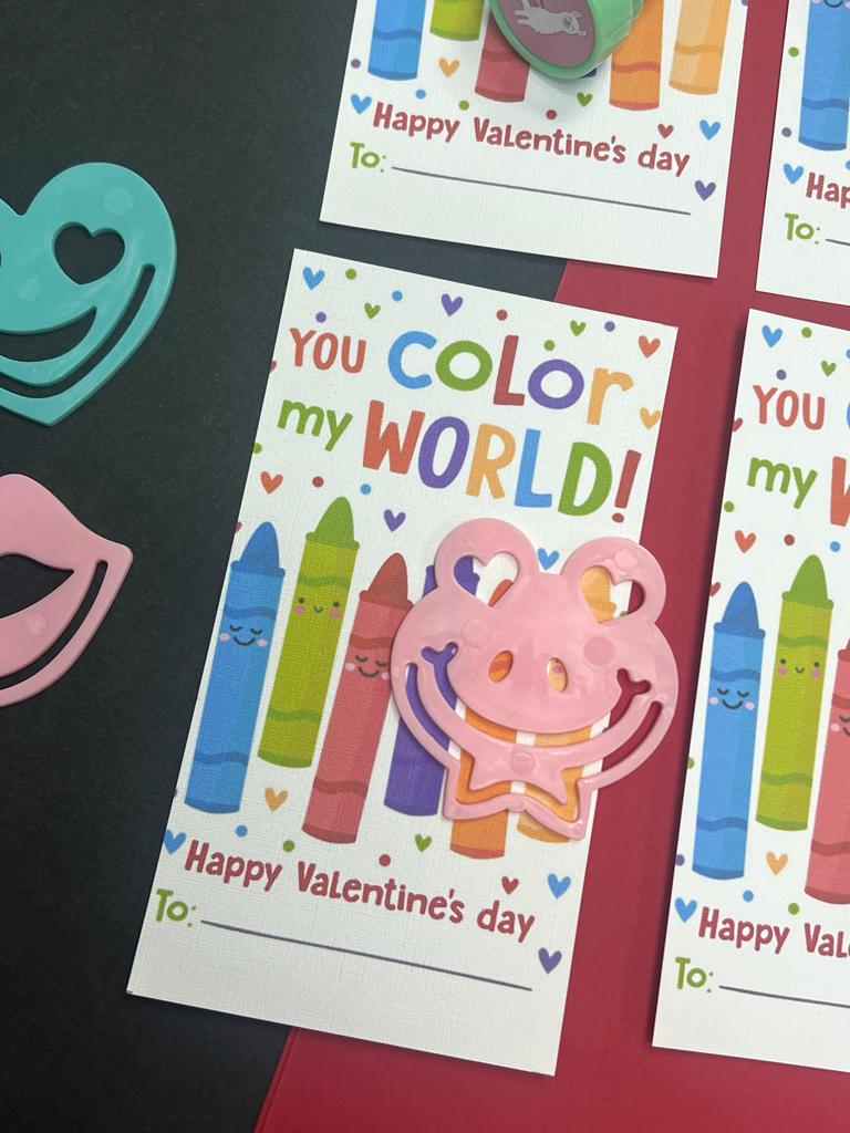 You Color My World - Stamps or Booksmarks.