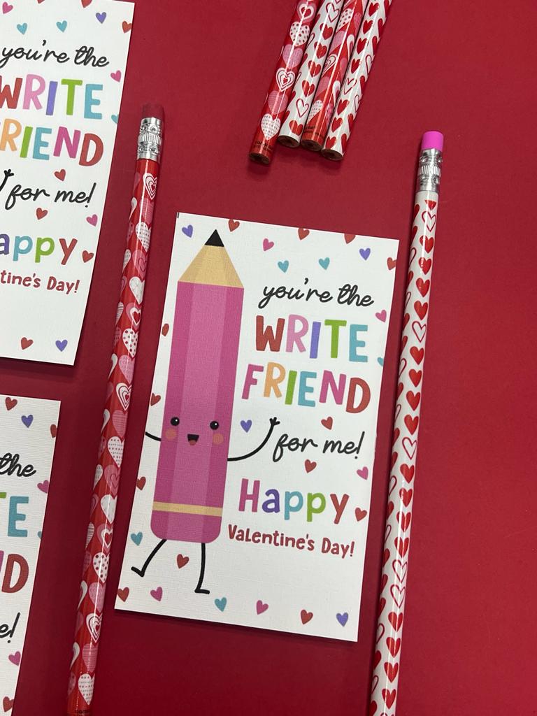 You´re WRITE FRIEND + Pencil.