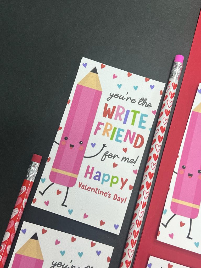 You´re WRITE FRIEND + Pencil.