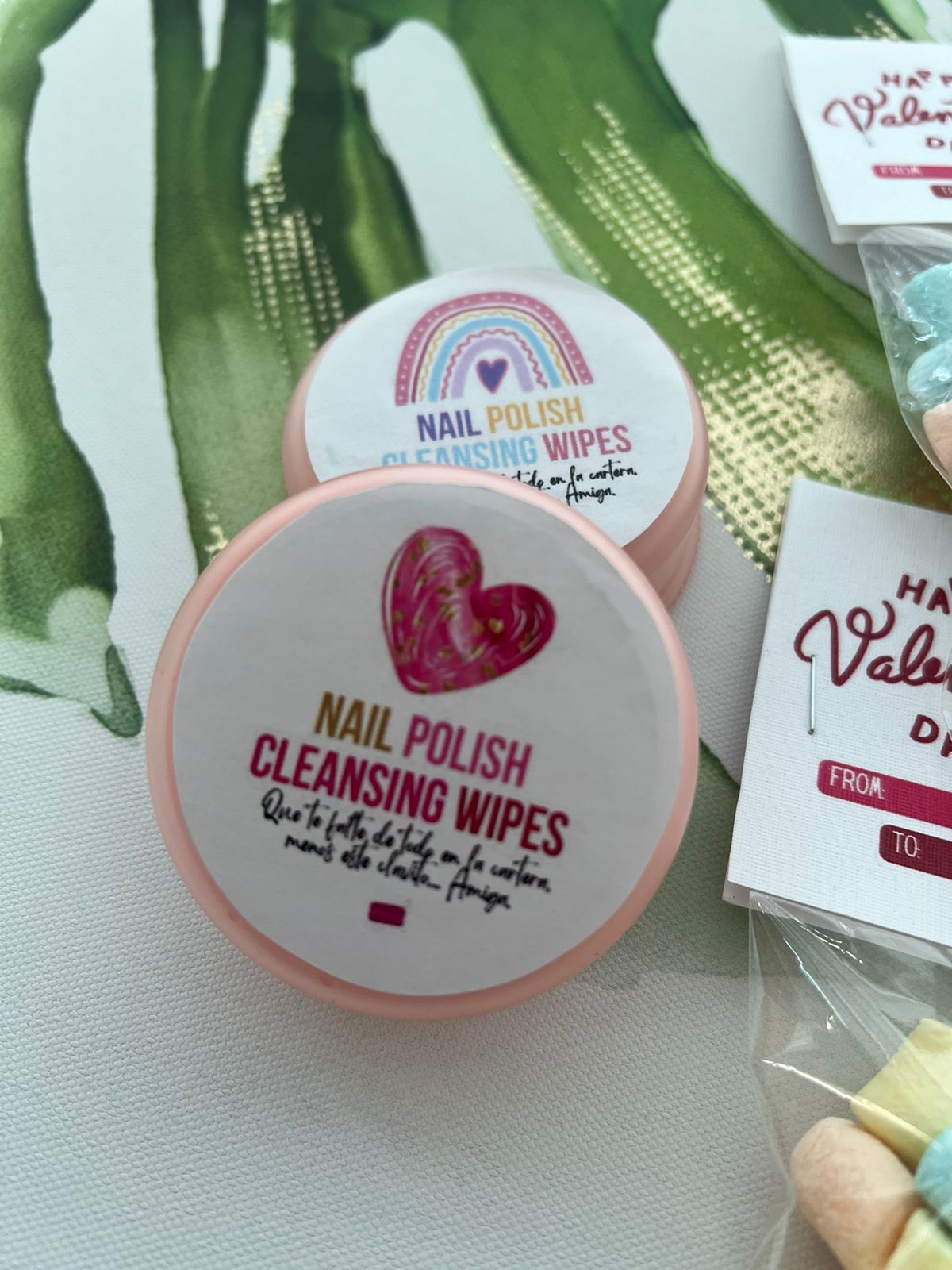 Nail Polish Cleansing Wipes.