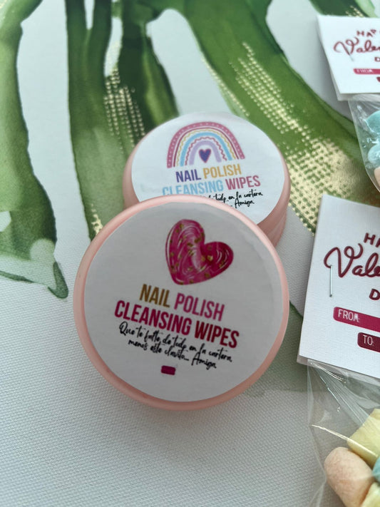 Nail Polish Cleansing Wipes.