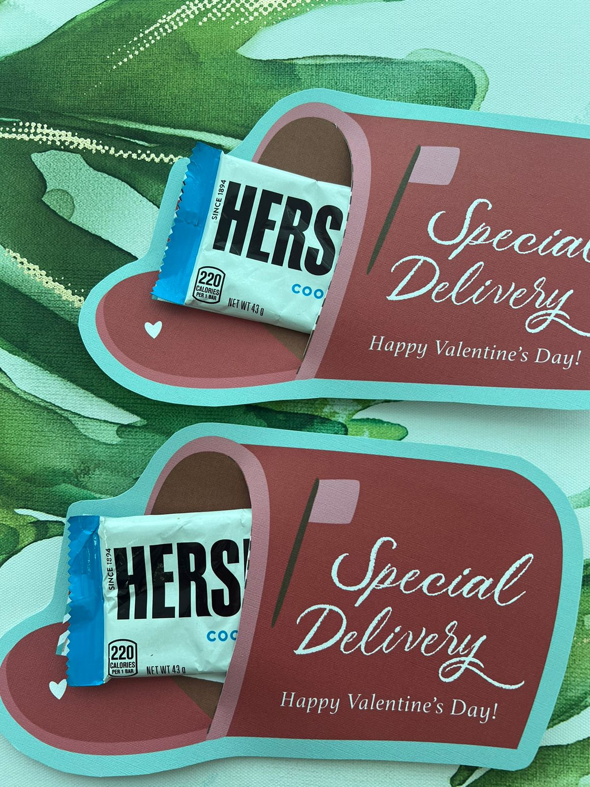 Special Delivery + Hersheys.