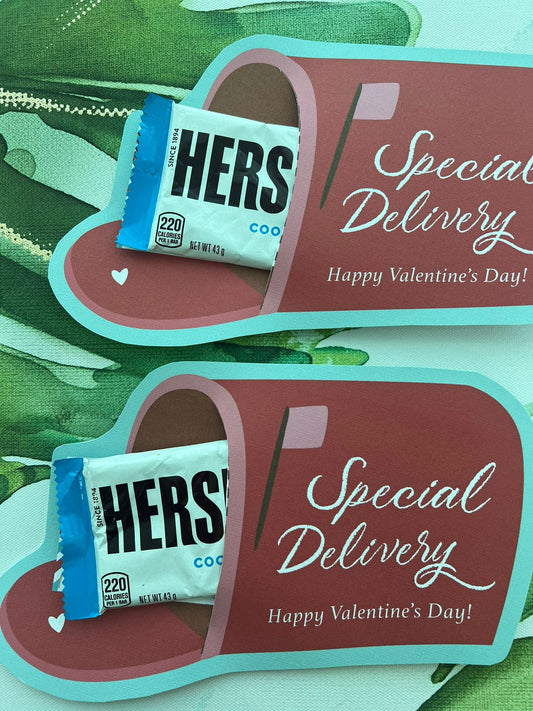 Special Delivery + Hersheys.