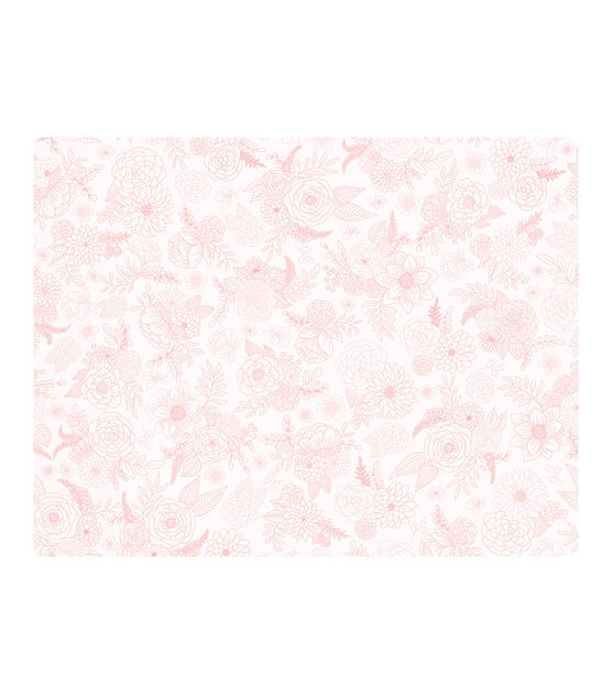 Decorative Self -Healing Mat, Rose - 12" x 12"