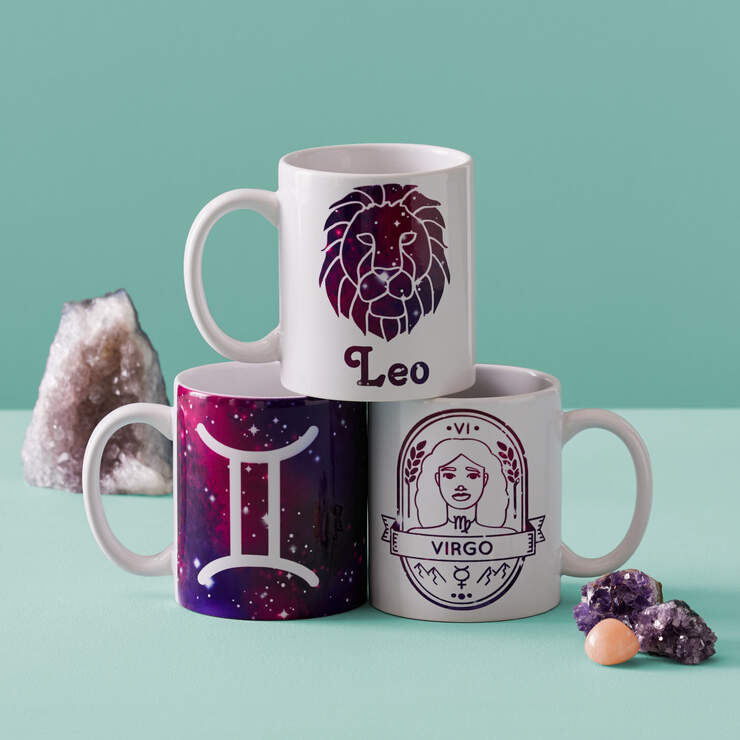 Taza de cerámica en blanco, blanca - 12 oz/340 ml (2 ct)