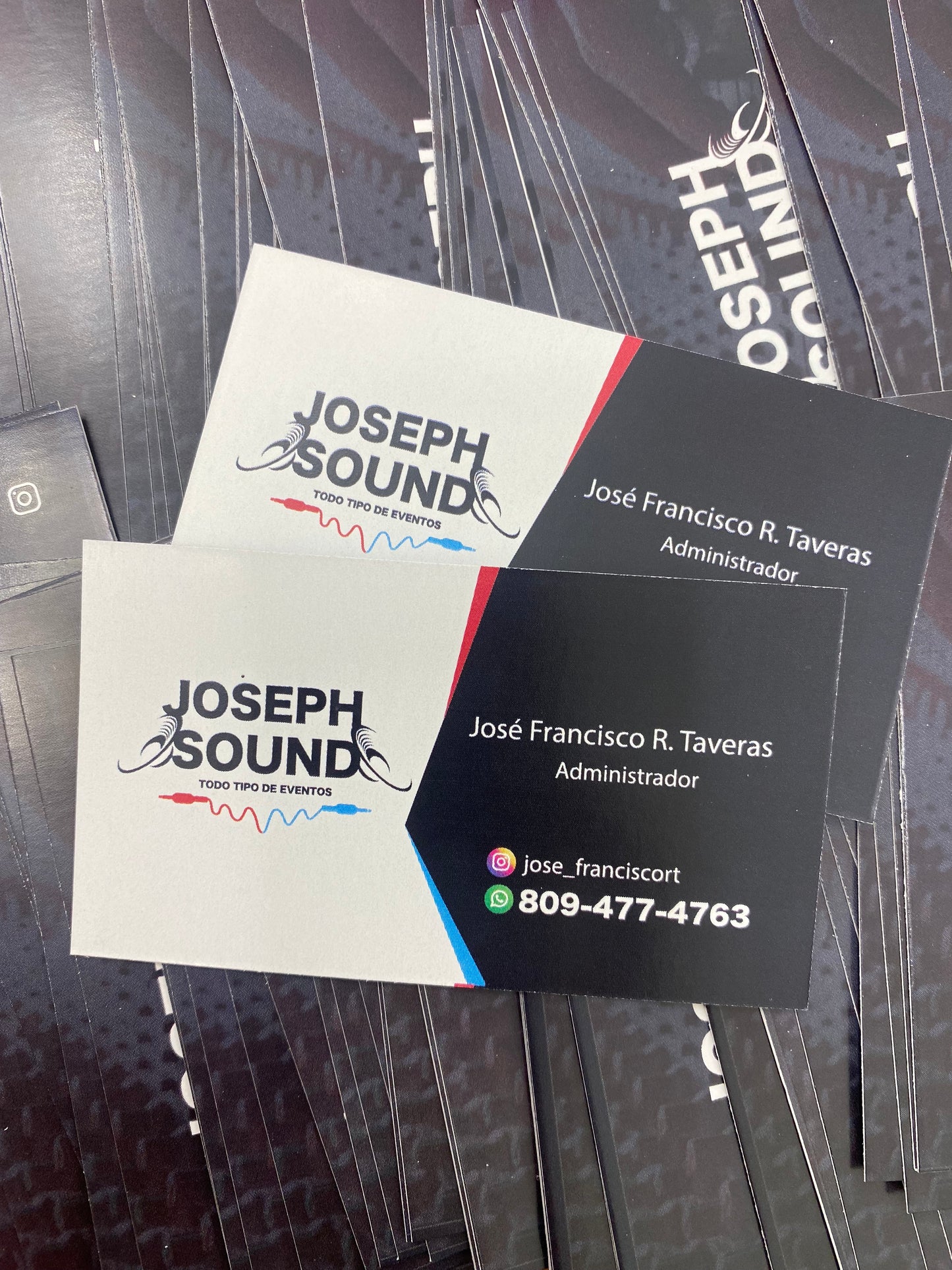 Impresión de Tarjetas de Presentación, Tiro y Retiro.