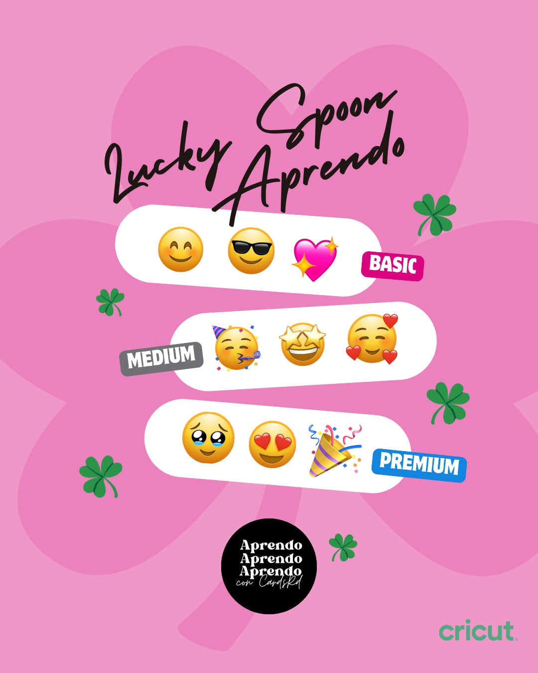 Lucky Scoop Aprendo – Caja Sorpresa de Materiales Cricut