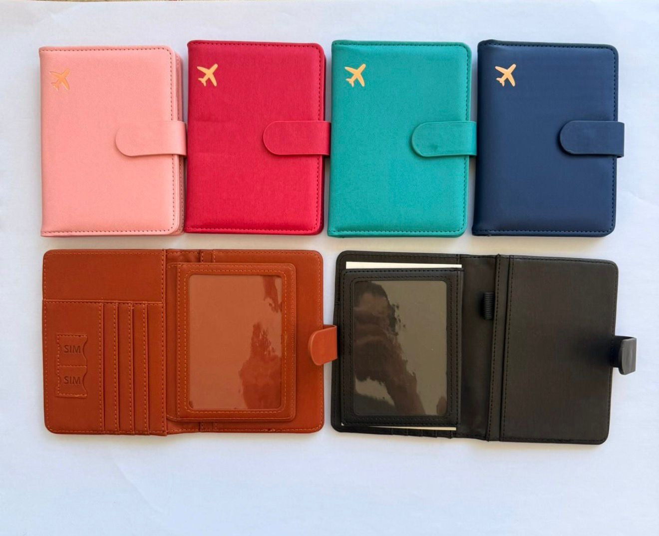 Porta Pasaporte con Broche