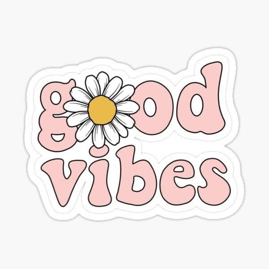 Sticker - Good Vibes Pink