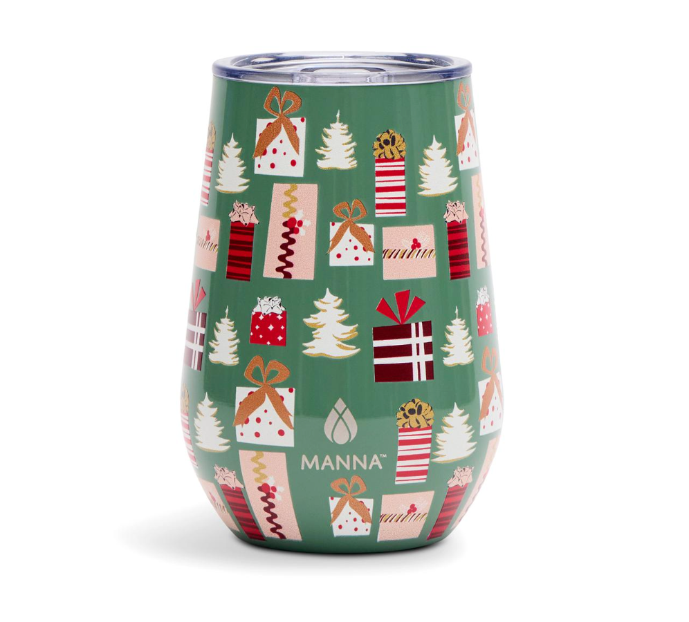 Manna – Vasos Térmicos Navideños 12oz (Individual o Set de 4)