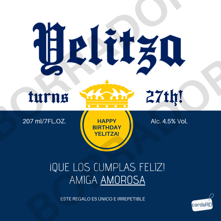 Etiquetas personalizadas - Cervezas.
