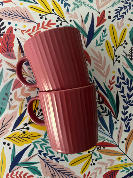 Set de 2 Tazas Terracota Minimal — Edición Flash ☕✨
