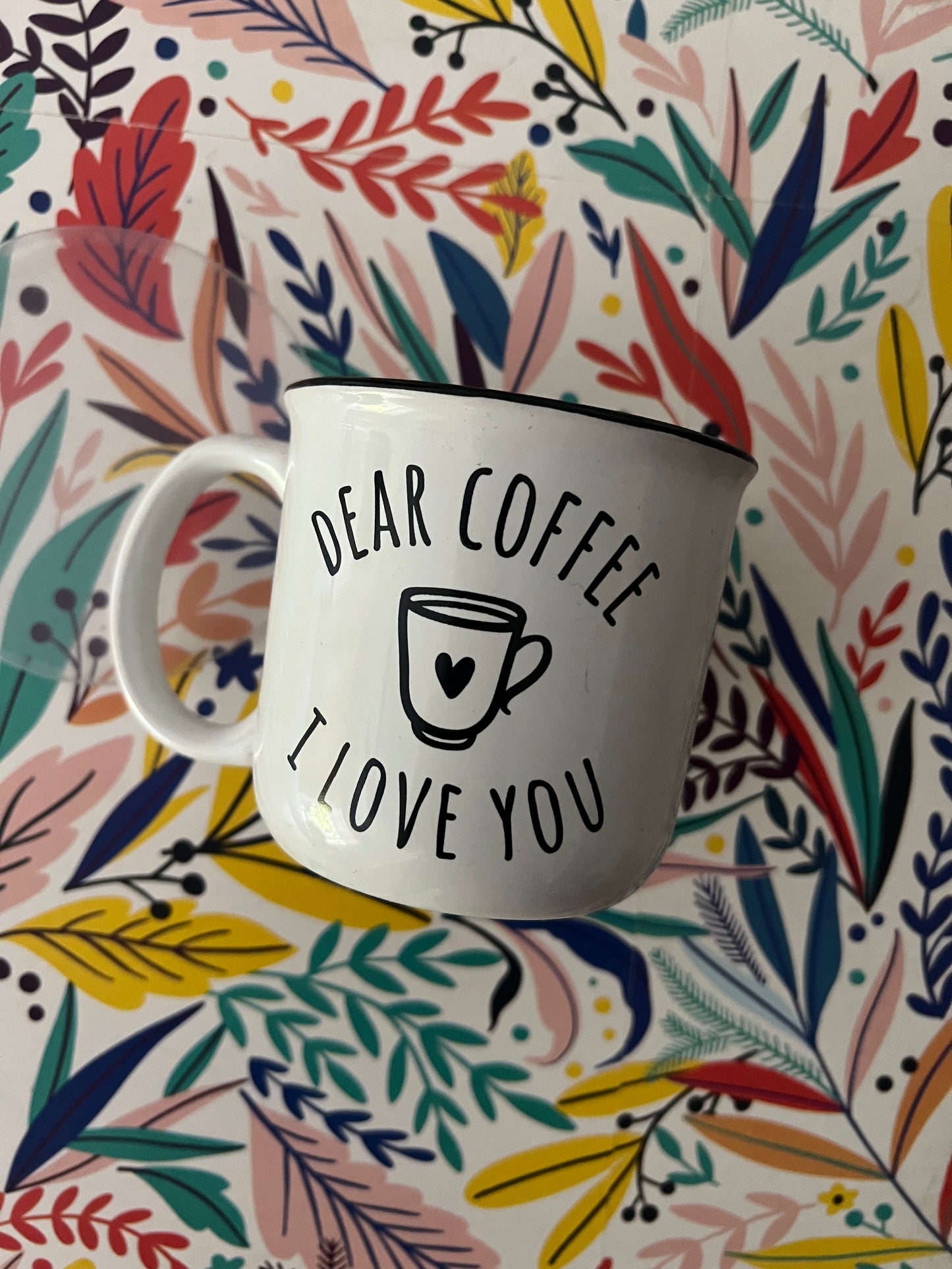 Taza “Dear Coffee, I Love You” — Edición Flash ☕❤️