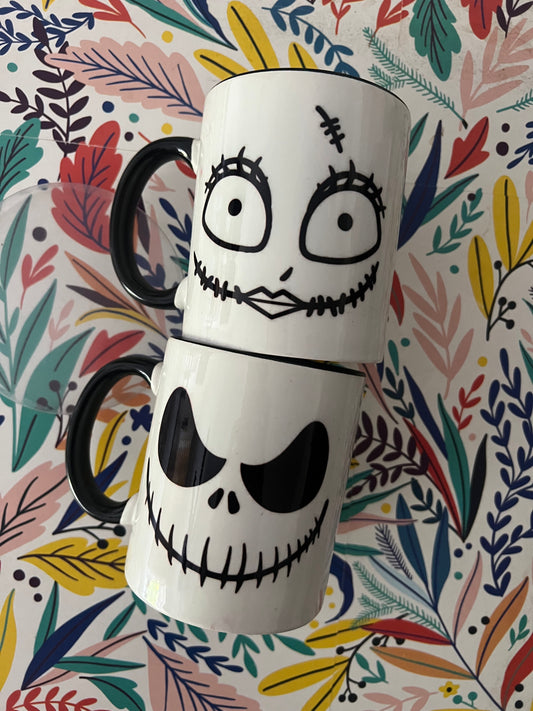 Dúo de Tazas “Catrina & Jack” — Edición Especial