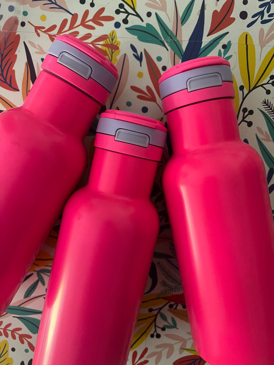 Botella Térmica Rosada — Edición Flash (14oz)