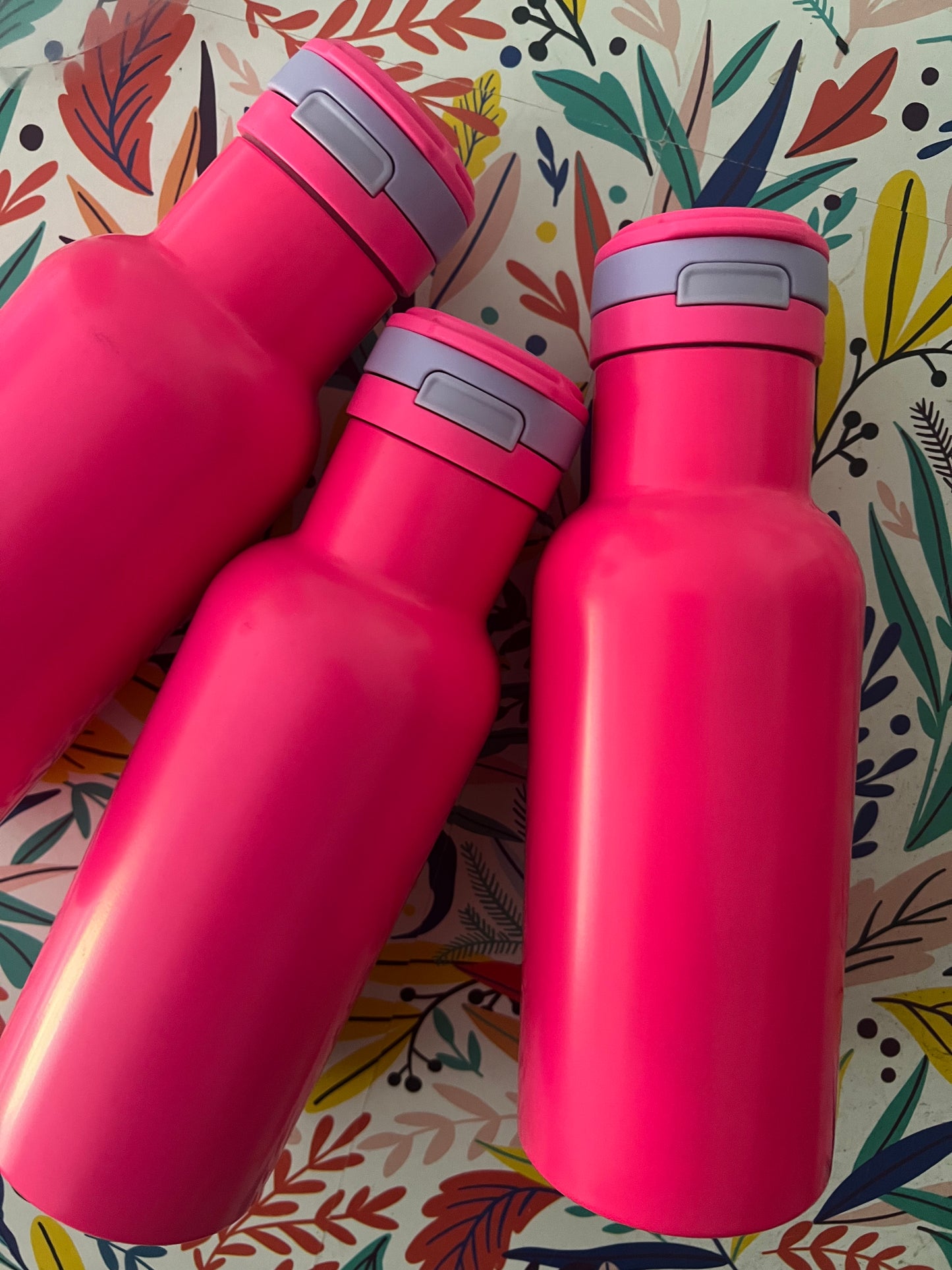Botella Térmica Rosada — Edición Flash (14oz)