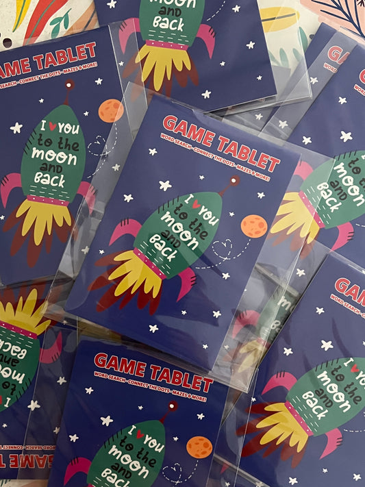 Mini Game Tablet “To the Moon & Back” 🚀
