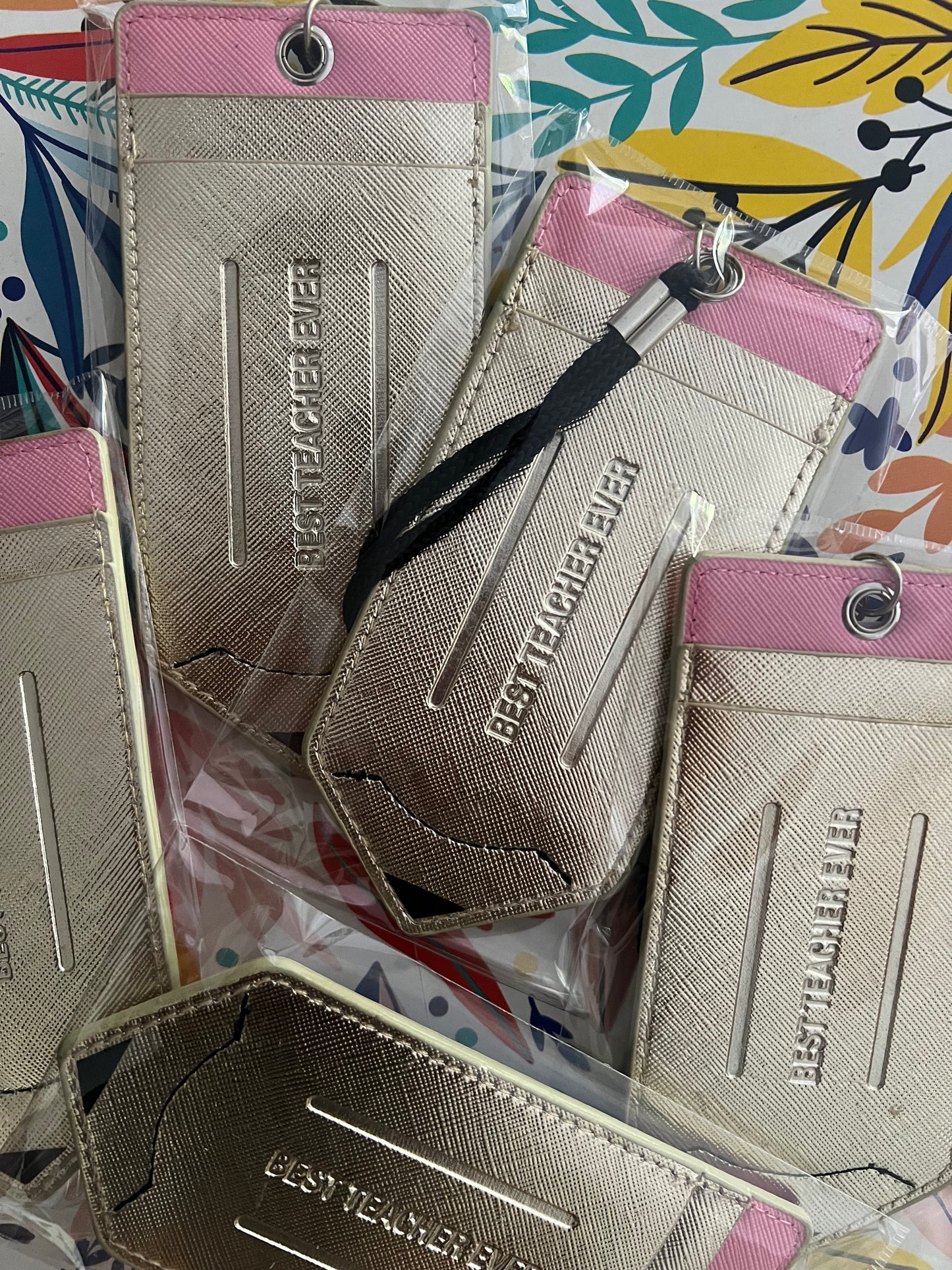 Porta Carnet “Best Teacher Ever” ✏️