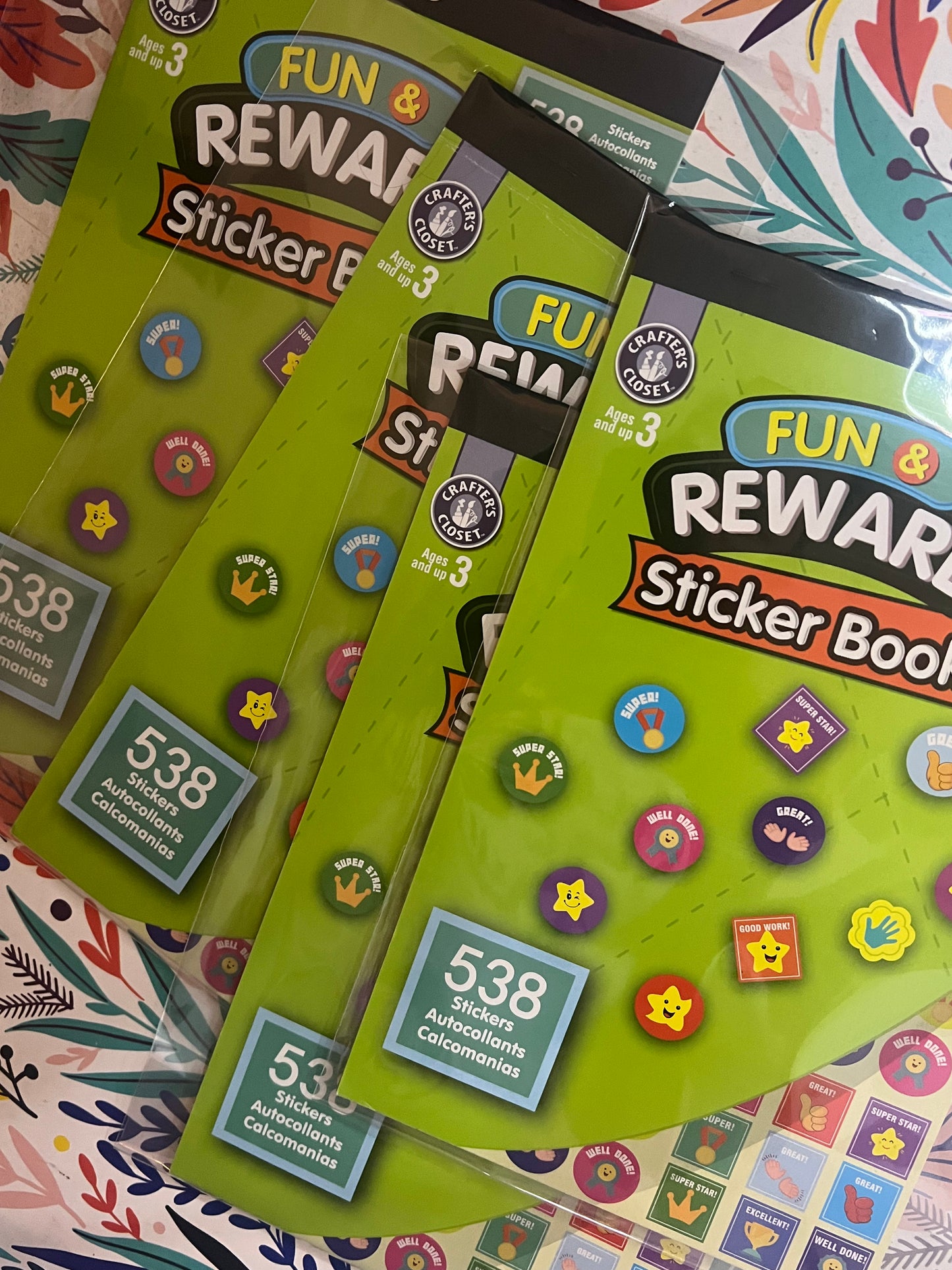 ✨ Sticker Book “Fun & Rewards” — 538 Stickers