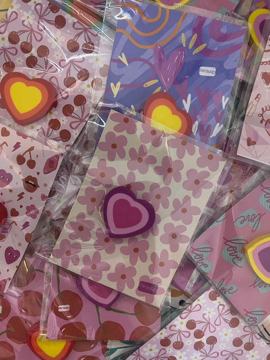 Heart Eraser Gift Set ❤️