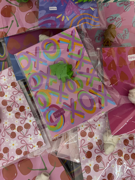 Mini Regalo Escolar — Borradores Navideños con Tarjeta 🎄