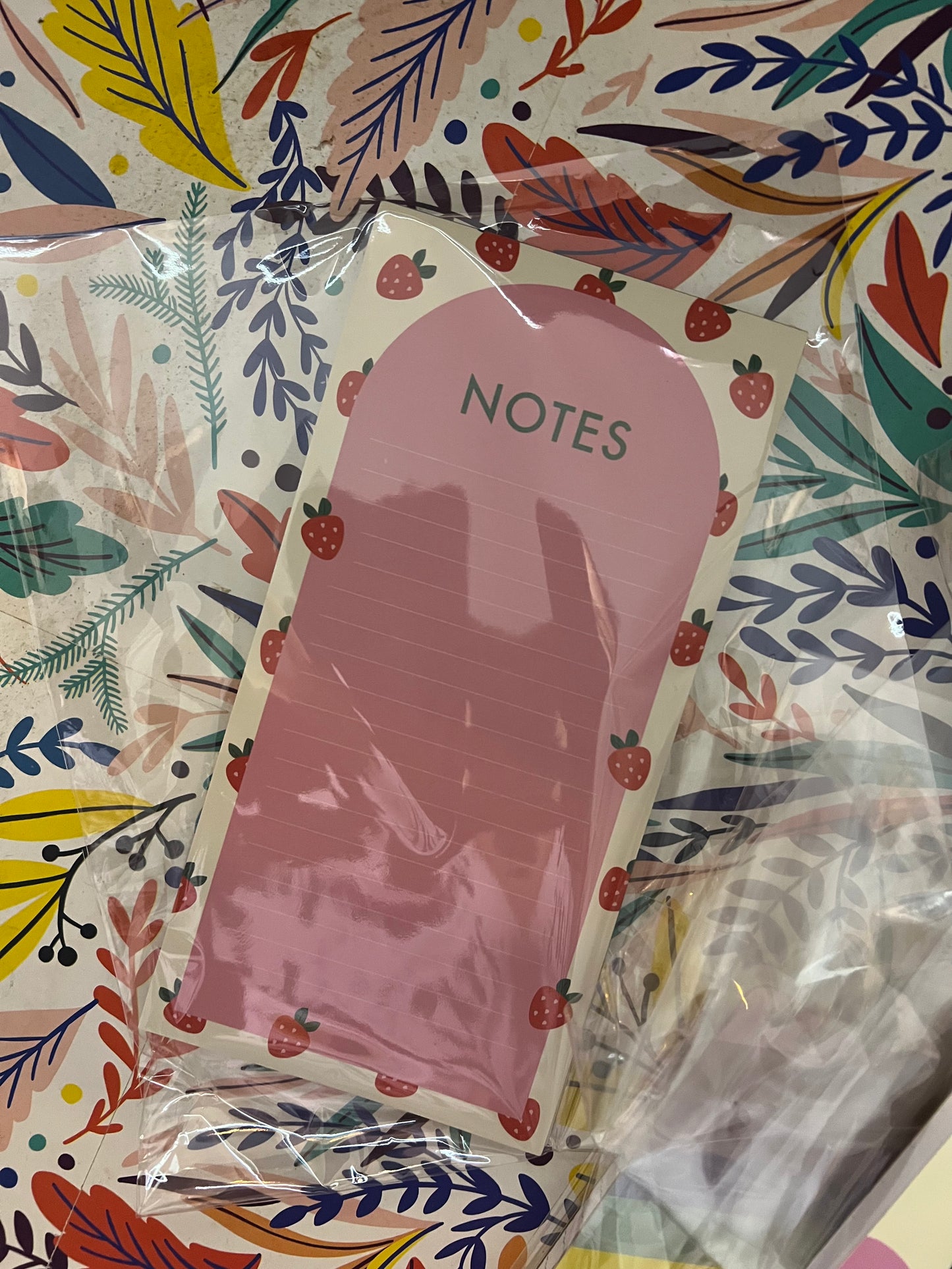 🍓 Mini Pad “Notes” con Diseño de Fresas