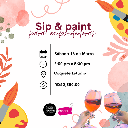 Sip and Paint para emprendedoras