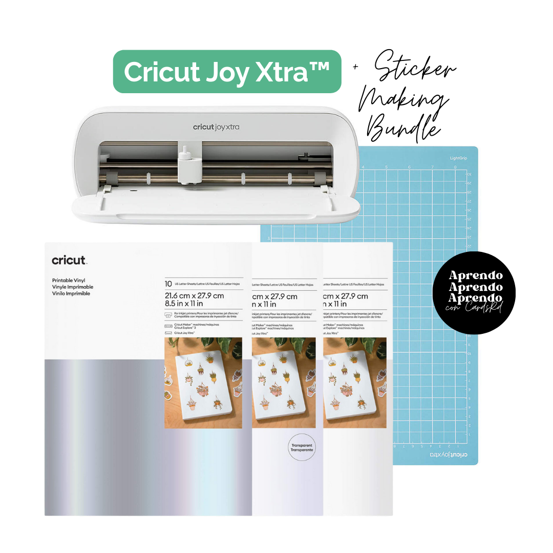 Cricut Joy Xtra™ + Sticker Making Bundle / GRATIS: Taller online (Print and Cut).