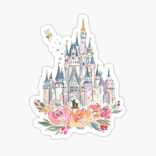 Sticker - Disney Casttle.