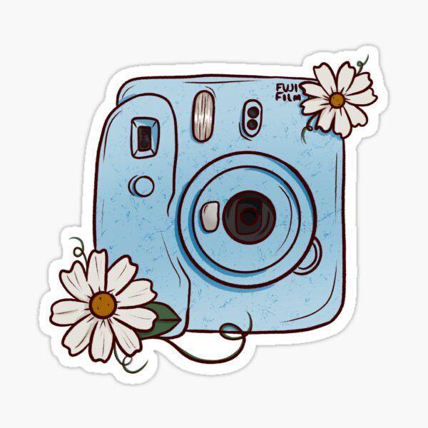 Sticker - Blue Camera.