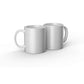 Taza de cerámica en blanco, blanca - 12 oz/340 ml (2 ct)