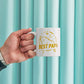 Taza de cerámica en blanco, blanca - 12 oz/340 ml (2 ct)