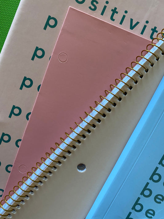 Kit de Binder, Libreta, Journal y Notes - POSITIVITY.