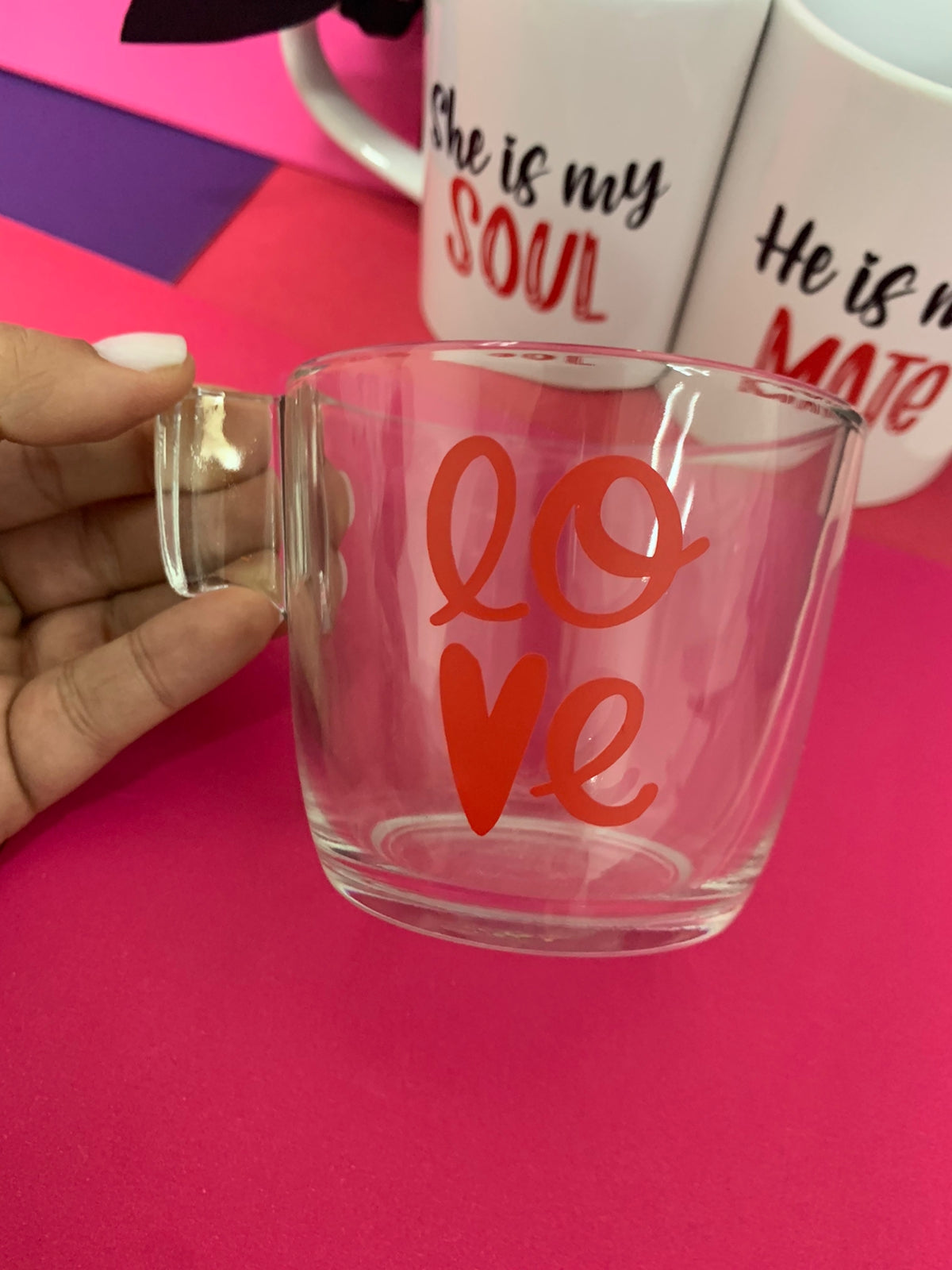 Mini Clear Mugs